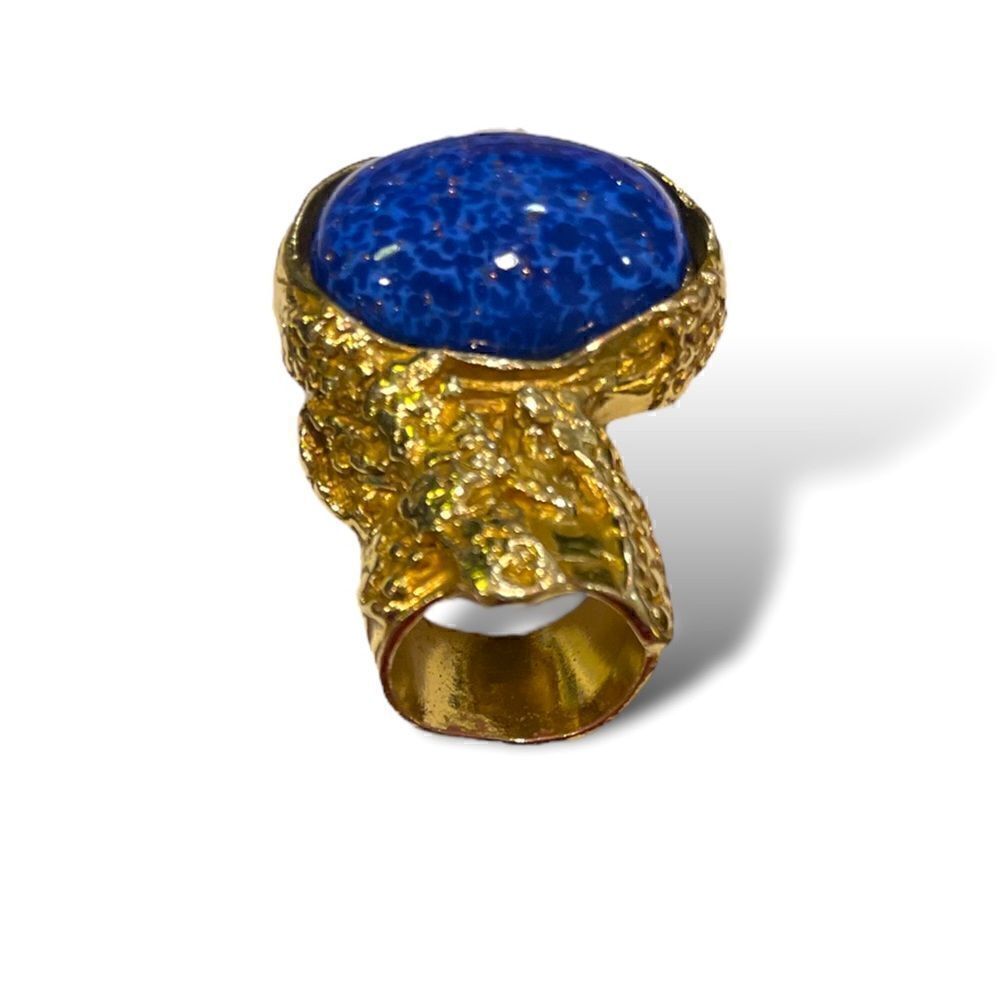 YVES SAINT LAURENT Arty Cocktail Ring |Size: 5| - Picture 4 of 9